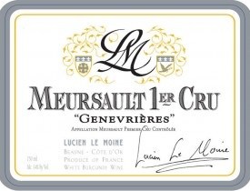 Lucien Le Moine Meursault 1er Cru Genevrieres