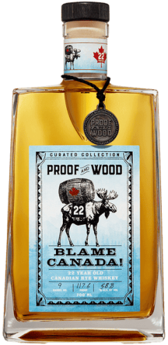 Proof And Wood Canadian Rye Whisky "Blame Canada 22 Year"