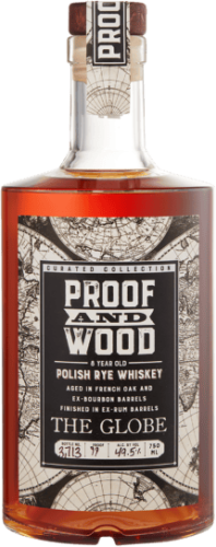 Proof And Wood Polish Rye Whiskey "The Globe" Proof And Wood Polish Rye Whiskey "The Globe"