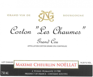 Maxime Cheurlin Noellat Corton Grand Cru Les Chaumes