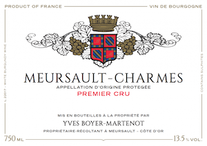 Yves Boyer-Martenot Meursault Premier Cru Charmes