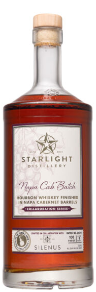 Starlight Distillery Bourbon Whiskey Napa Cab-Finished Barrel