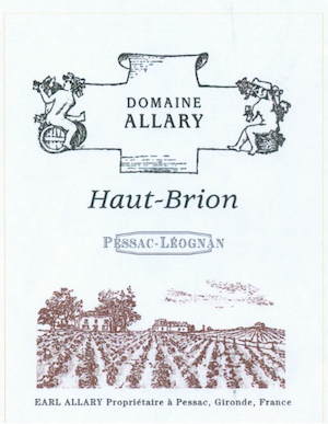 Domaine Allary Haut-Brion Pessac Leognan