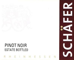Schafer Pinot Noir Mettenheim