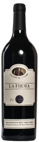 Cantine del Notaio Aglianico del Vulture la Firma
