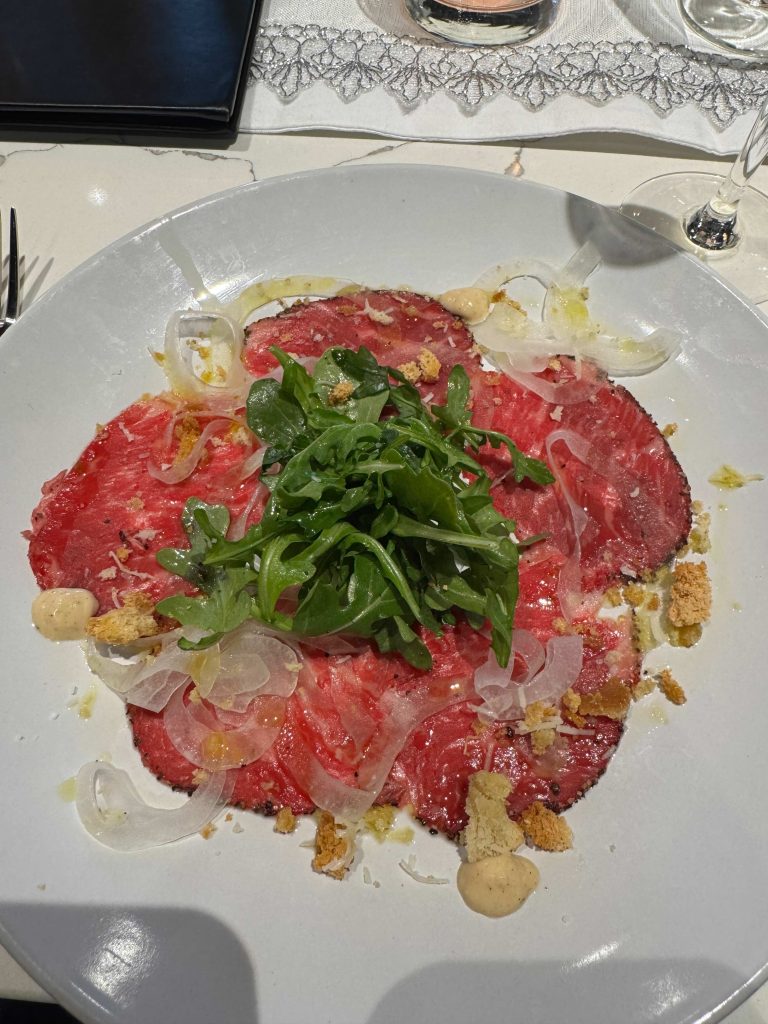 Second Course – Wagyu Carpaccio