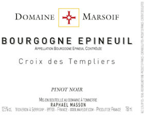 Domaine Marsoif Bourgogne Epineuil Croix des Templiers