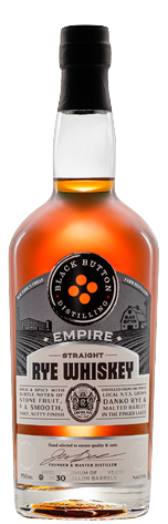 Black Button Straight Rye Whiskey Empire