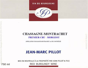 Domaine Jean-Marc Pillot Chassagne-Montrachet Premier Cru Morgeot Rouge Domaine Jean-Marc Pillot Chassagne-Montrachet Premier Cru Morgeot Rouge