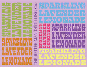 The Better Man Distilling Co. Sparkling Lavender Lemonade Can 4 Pack