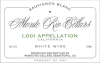 Monte Rio Cellars Sauvignon Blanc ‘Cemetery Road’
