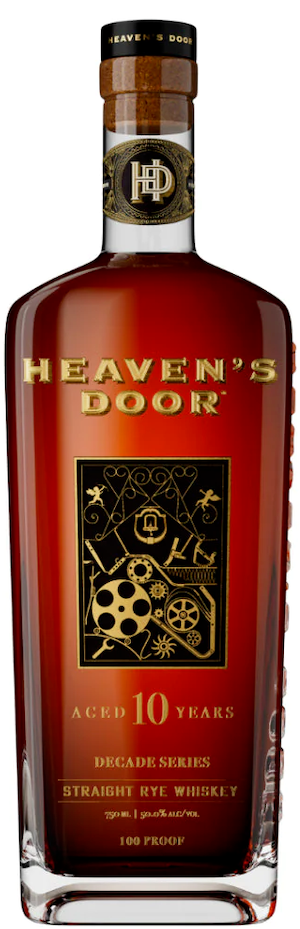 Heaven's Door Rye Whiskey 10 Year Decade Series #02