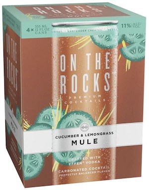 On The Rocks Cucumber & Lemongrass Mule Can 4pk