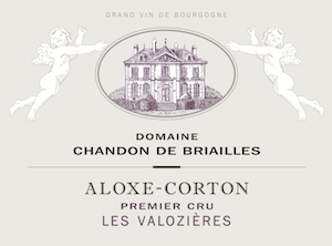 Domaine Chandon de Briailles Aloxe-Corton Premier Cru les Valozieres Domaine Chandon de Briailles Aloxe-Corton Premier Cru les Valozieres