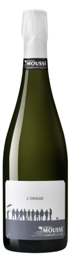 Mousse Champagne Extra Brut Blanc de Blancs 'L'Orage' Mousse Champagne Extra Brut Blanc de Blancs 'L'Orage'