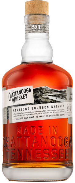Chattanooga Whiskey Straight Bourbon Whiskey 91 Proof