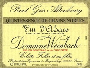 Domaine Weinbach Pinot Gris Altenbourg