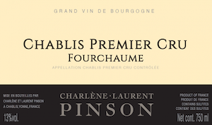 Charlene et Laurent Pinson Chablis Premier Cru Fourchaume Charlene et Laurent Pinson Chablis Premier Cru Fourchaume