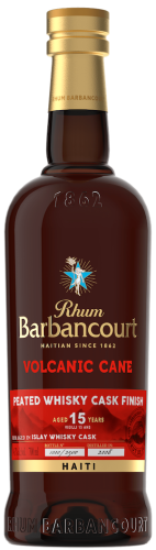 Rhum Barbancourt Rum Gold Volcanic Cane Peated Whisky Cask Finish 15 Year Rhum Barbancourt Rum Gold Volcanic Cane Peated Whisky Cask Finish 15 Year