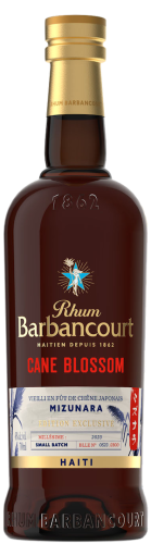 Rhum Barbancourt Rum Gold Cane Blossom Mizunara Exclusive Edition Rhum Barbancourt Rum Gold Cane Blossom Mizunara Exclusive Edition
