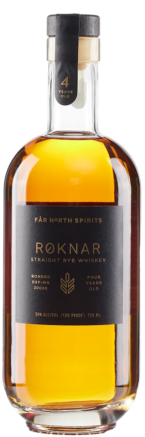 Far North Spirits Rye Whiskey Roknar Bonded