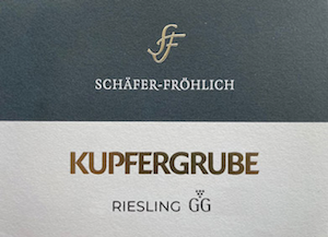 Schafer-Frohlich Schlossbockelheimer Kupfergrube Riesling GG