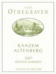 Von Othegraven Kanzemer Altenberg Riesling Kabinett