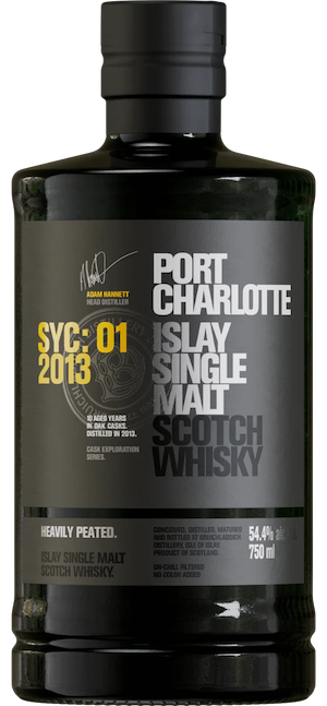 Bruichladdich Port Charlotte Scotch Single Malt SYC:01 Heavily Peated