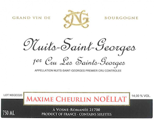 Maxime Cheurlin Noellat Nuits-Saint-Georges Premier Cru les Saint Georges Maxime Cheurlin Noellat Nuits-Saint-Georges Premier Cru les Saint Georges