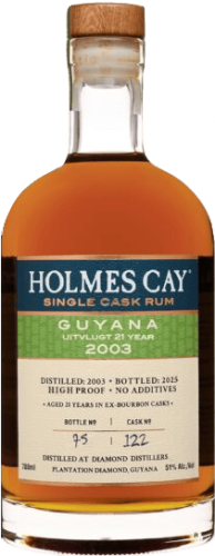 Holmes Cay Rum Single Cask "Guyana - Uitvlugt 2003 - 21 Year"
