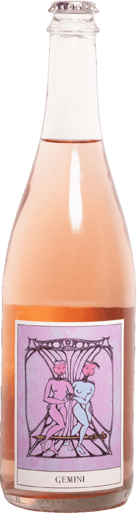 Sun Moon Rising Bubbly Rose Gemini