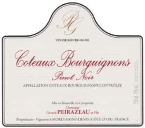 Domaine Gerard Peirazeau et Fils Bourgogne Pinot Noir