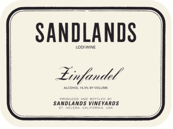 Sandlands Zinfandel "Lodi"
