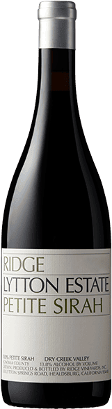 Ridge Petite Sirah Lytton Estate