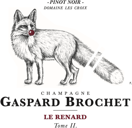 Gaspard Brochet Champagne Brut Nature Blanc de Noirs Pinot Noir le Renard Tome II.