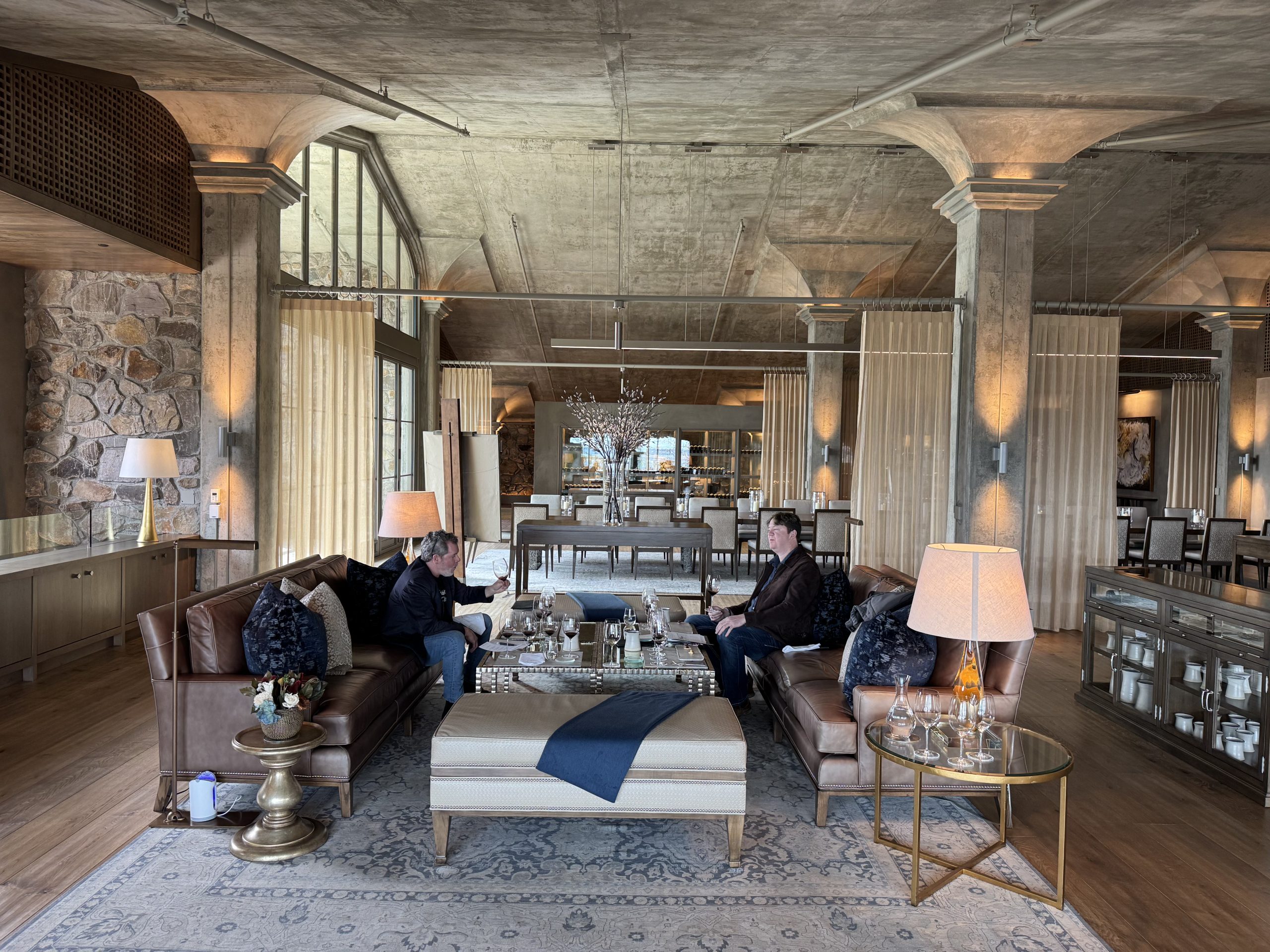 Chris and Matt at Lokoya tasting room