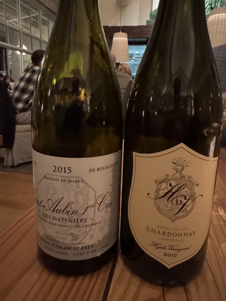 Crispy pastry with sauce and garnish on a plate