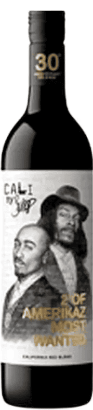 19 Crimes 2 of Amerikaz Most Wanted Red Blend Snoop x Tupac NV