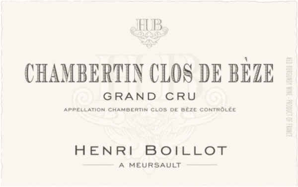 Henri Boillot Chambertin Clos de Beze Grand Cru