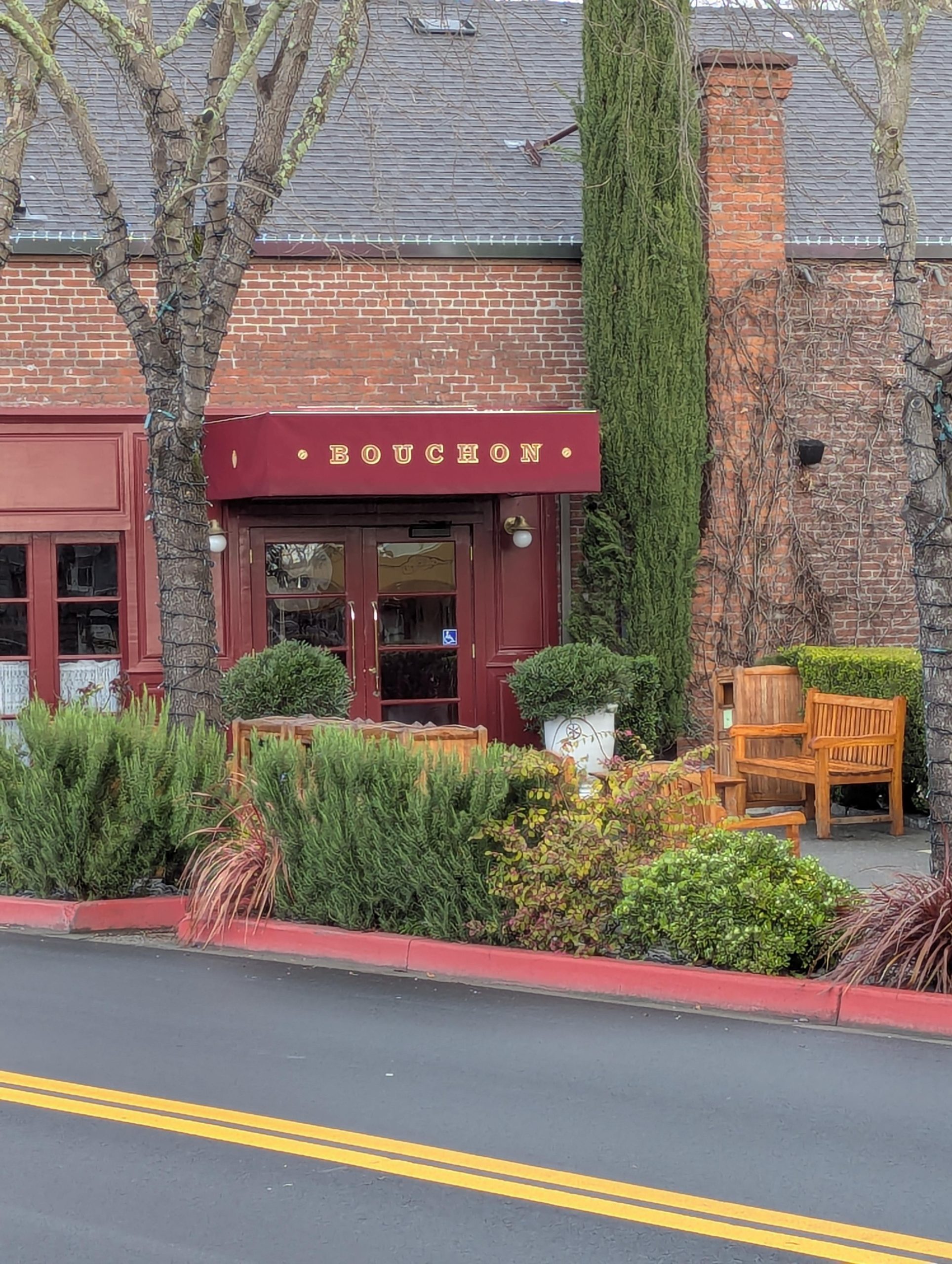 Bouchon Bistro exterior in Napa