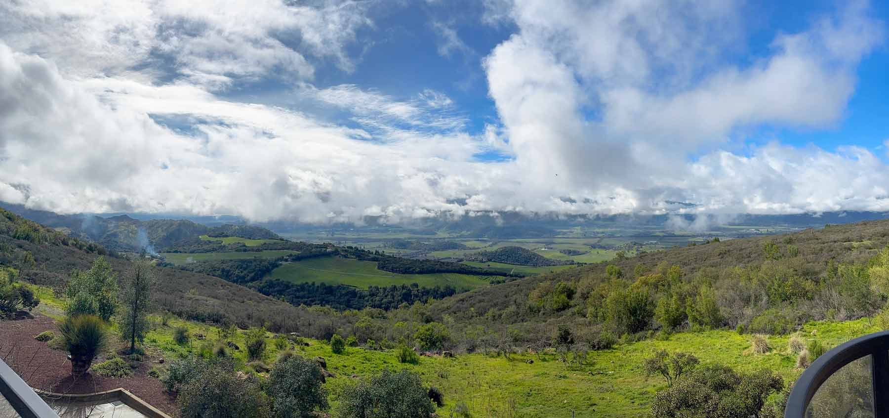 Sky over OVID winery