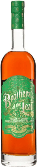 Brothers Of The Leaf Rye Whiskey Finished in Toasted American Oak Casks Brothers Of The Leaf Rye Whiskey Finished in Toasted American Oak Casks