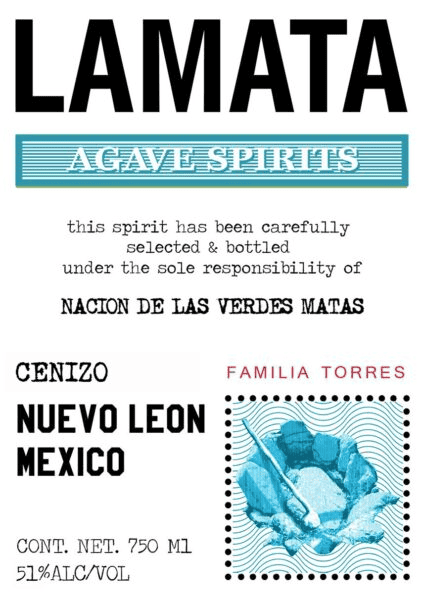 Lamata Destilado de Agave Cenizo "Nueva Leon"