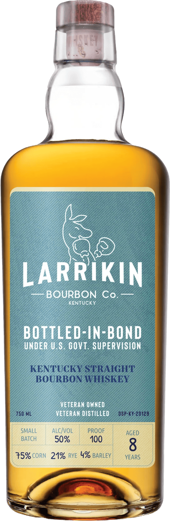 Larrikin Bourbon Co. Straight Bourbon Whiskey Bottled-In-Bond 8 Year