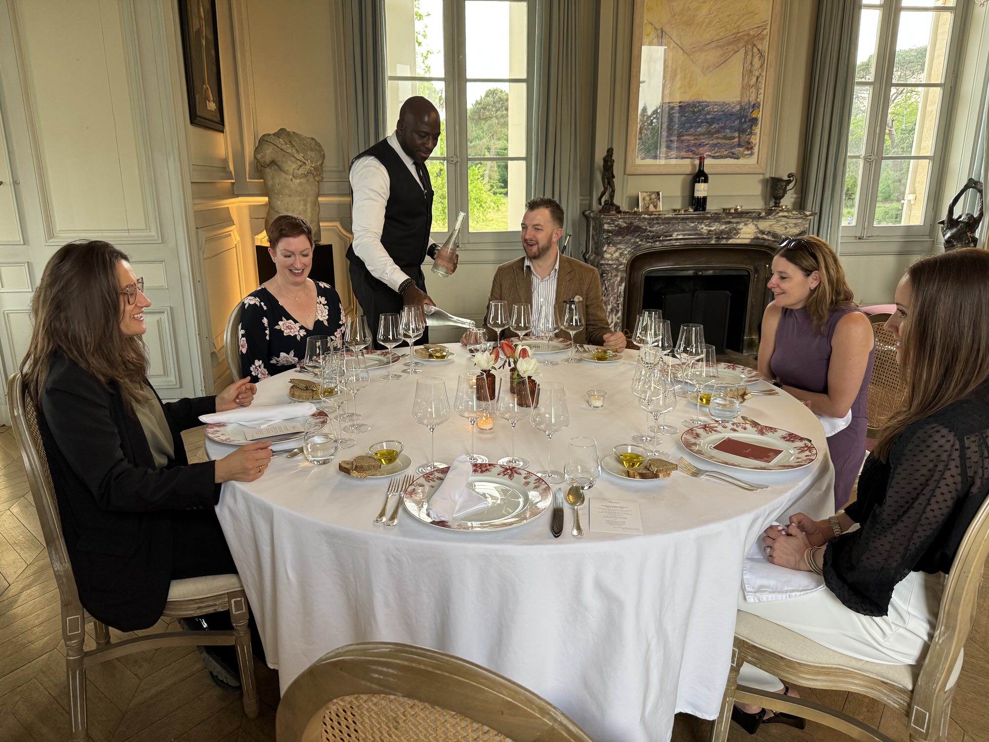 Chateau Giscours dinner group table