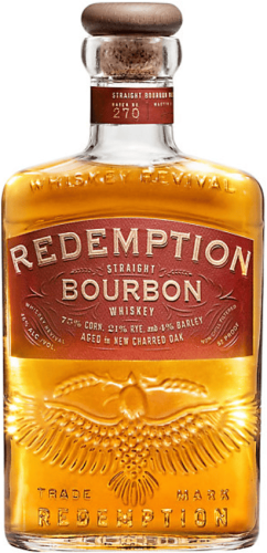 Redemption Straight Bourbon Aged In New Charred Oak Barrels