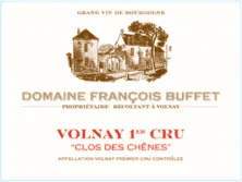 Domaine Francois Buffet Volnay Premier Cru Clos des Chenes