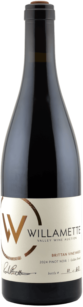 Brittan Vineyards Pinot Noir "Golden Thread" Auction Lot