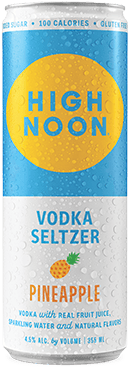 High Noon Vodka Seltzer Pineapple Can High Noon Vodka Seltzer Pineapple Can