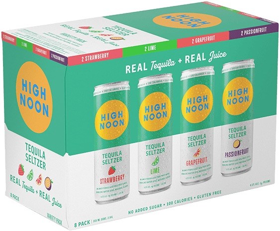 High Noon Tequila Seltzer Variety Pack Cans 8pk High Noon Tequila Seltzer Variety Pack Cans 8pk